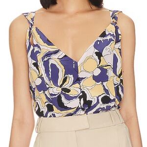 Equipment NWT Hadley Silk Top in Skipper Blue Size XS